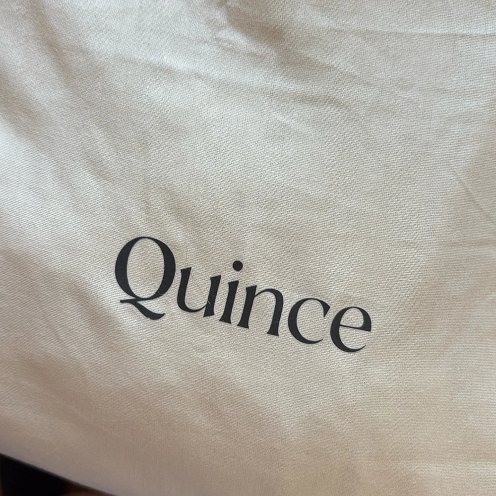 QUINCE Organic Luxe Waffle Duvet Cover Full/Queen Light Gray